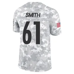 Lecitus Smith Pittsburgh Steelers Limited Youth 2024 Salute to Service Jersey (Arctic Camo)