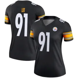 Logan Lee Pittsburgh Steelers Legend Women's Jersey (Black)