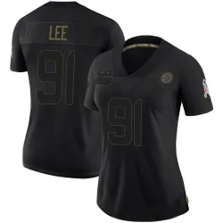 Logan Lee Pittsburgh Steelers Limited Women's 2020 Salute To Service Jersey (Black)