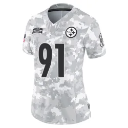 Logan Lee Pittsburgh Steelers Limited Women's 2024 Salute to Service Jersey (Arctic Camo)