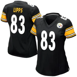 Louis Lipps Pittsburgh Steelers Game Women's Team Color Jersey (Black)