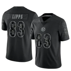 Louis Lipps Pittsburgh Steelers Limited Men's Reflective Jersey (Black)