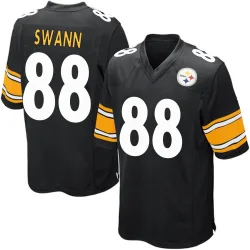 Lynn Swann Pittsburgh Steelers Game Men's Team Color Jersey (Black)