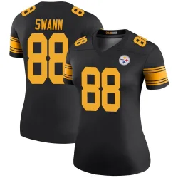 Lynn Swann Pittsburgh Steelers Legend Women's Color Rush Jersey (Black)