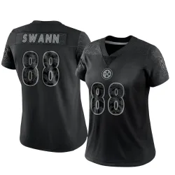 Lynn Swann Pittsburgh Steelers Limited Women's Reflective Jersey (Black)