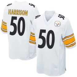 Malik Harrison Pittsburgh Steelers Game Men's Jersey (White)