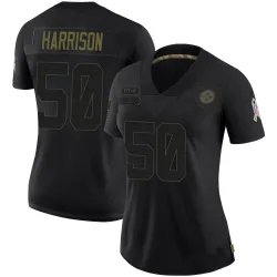 Malik Harrison Pittsburgh Steelers Limited Women's 2020 Salute To Service Jersey (Black)