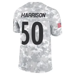 Malik Harrison Pittsburgh Steelers Limited Youth 2024 Salute to Service Jersey (Arctic Camo)