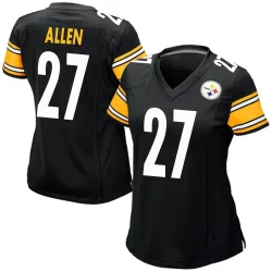 Marcus Allen Pittsburgh Steelers Game Women's Team Color Jersey (Black)