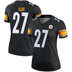 Marcus Allen Pittsburgh Steelers Legend Women's Jersey (Black)