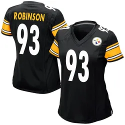 Mark Robinson Pittsburgh Steelers Game Women's Team Color Jersey (Black)