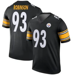 Mark Robinson Pittsburgh Steelers Legend Men's Jersey (Black)