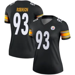 Mark Robinson Pittsburgh Steelers Legend Women's Jersey (Black)