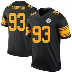 Mark Robinson Pittsburgh Steelers Legend Youth Color Rush Jersey (Black)