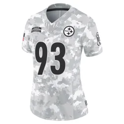 Mark Robinson Pittsburgh Steelers Limited Women's 2024 Salute to Service Jersey (Arctic Camo)