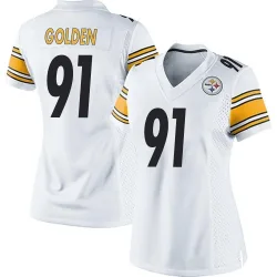Markus Golden Pittsburgh Steelers Game Women's Jersey (White)