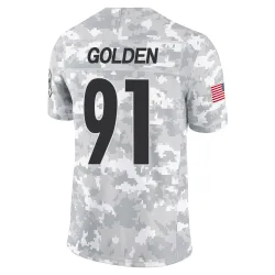 Markus Golden Pittsburgh Steelers Limited Men's 2024 Salute to Service Jersey (Arctic Camo)