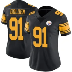 Markus Golden Pittsburgh Steelers Limited Women's Color Rush Jersey (Black)