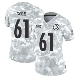 Mason Cole Pittsburgh Steelers Limited Women's 2024 Salute to Service Jersey (Arctic Camo)