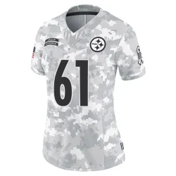 Mason Cole Pittsburgh Steelers Limited Women's 2024 Salute to Service Jersey (Arctic Camo)