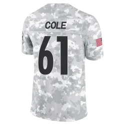 Mason Cole Pittsburgh Steelers Limited Youth 2024 Salute to Service Jersey (Arctic Camo)