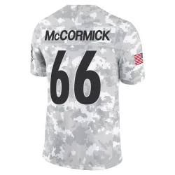 Mason McCormick Pittsburgh Steelers Limited Youth 2024 Salute to Service Jersey (Arctic Camo)