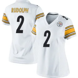 Mason Rudolph Pittsburgh Steelers Game Women's Jersey (White)