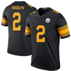 Mason Rudolph Pittsburgh Steelers Legend Youth Color Rush Jersey (Black)