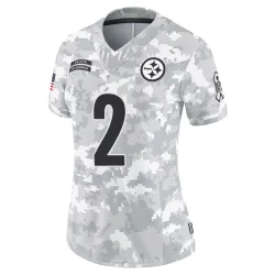 Mason Rudolph Pittsburgh Steelers Limited Women's 2024 Salute to Service Jersey (Arctic Camo)