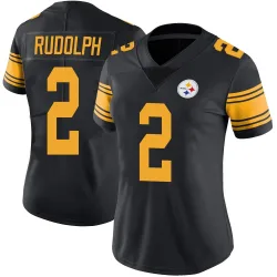 Mason Rudolph Pittsburgh Steelers Limited Women's Color Rush Jersey (Black)
