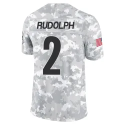 Mason Rudolph Pittsburgh Steelers Limited Youth 2024 Salute to Service Jersey (Arctic Camo)