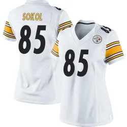 Matt Sokol Pittsburgh Steelers Game Women's Jersey (White)