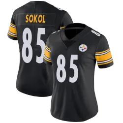 Matt Sokol Pittsburgh Steelers Limited Women's Team Color Vapor Untouchable Jersey (Black)