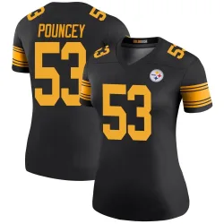Maurkice Pouncey Pittsburgh Steelers Legend Women's Color Rush Jersey (Black)