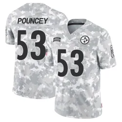 Maurkice Pouncey Pittsburgh Steelers Limited Men's 2024 Salute to Service Jersey (Arctic Camo)