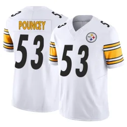Maurkice Pouncey Pittsburgh Steelers Limited Men's Vapor F.U.S.E. Jersey (White)