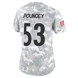 Maurkice Pouncey Pittsburgh Steelers Limited Women's 2024 Salute to Service Jersey (Arctic Camo)