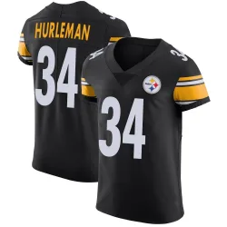 Max Hurleman Pittsburgh Steelers Elite Men's Team Color Vapor Untouchable Jersey (Black)