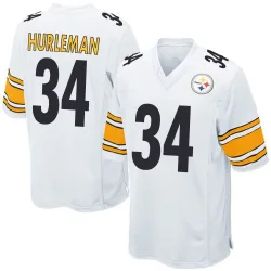 Max Hurleman Pittsburgh Steelers Game Men's Jersey (White)