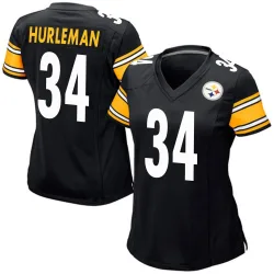 Max Hurleman Pittsburgh Steelers Game Women's Team Color Jersey (Black)