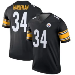 Max Hurleman Pittsburgh Steelers Legend Men's Jersey (Black)