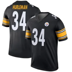 Max Hurleman Pittsburgh Steelers Legend Youth Jersey (Black)