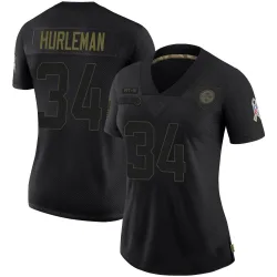 Max Hurleman Pittsburgh Steelers Limited Women's 2020 Salute To Service Jersey (Black)
