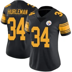 Max Hurleman Pittsburgh Steelers Limited Women's Color Rush Jersey (Black)