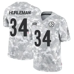 Max Hurleman Pittsburgh Steelers Limited Youth 2024 Salute to Service Jersey (Arctic Camo)