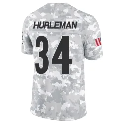 Max Hurleman Pittsburgh Steelers Limited Youth 2024 Salute to Service Jersey (Arctic Camo)