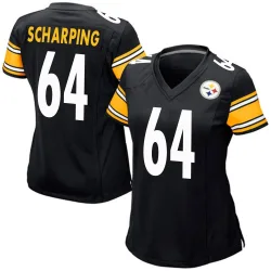 Max Scharping Pittsburgh Steelers Game Women's Team Color Jersey (Black)