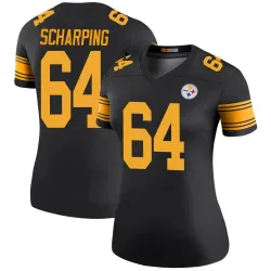 Max Scharping Pittsburgh Steelers Legend Women's Color Rush Jersey (Black)