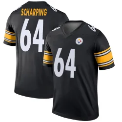 Max Scharping Pittsburgh Steelers Legend Youth Jersey (Black)