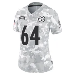 Max Scharping Pittsburgh Steelers Limited Women's 2024 Salute to Service Jersey (Arctic Camo)